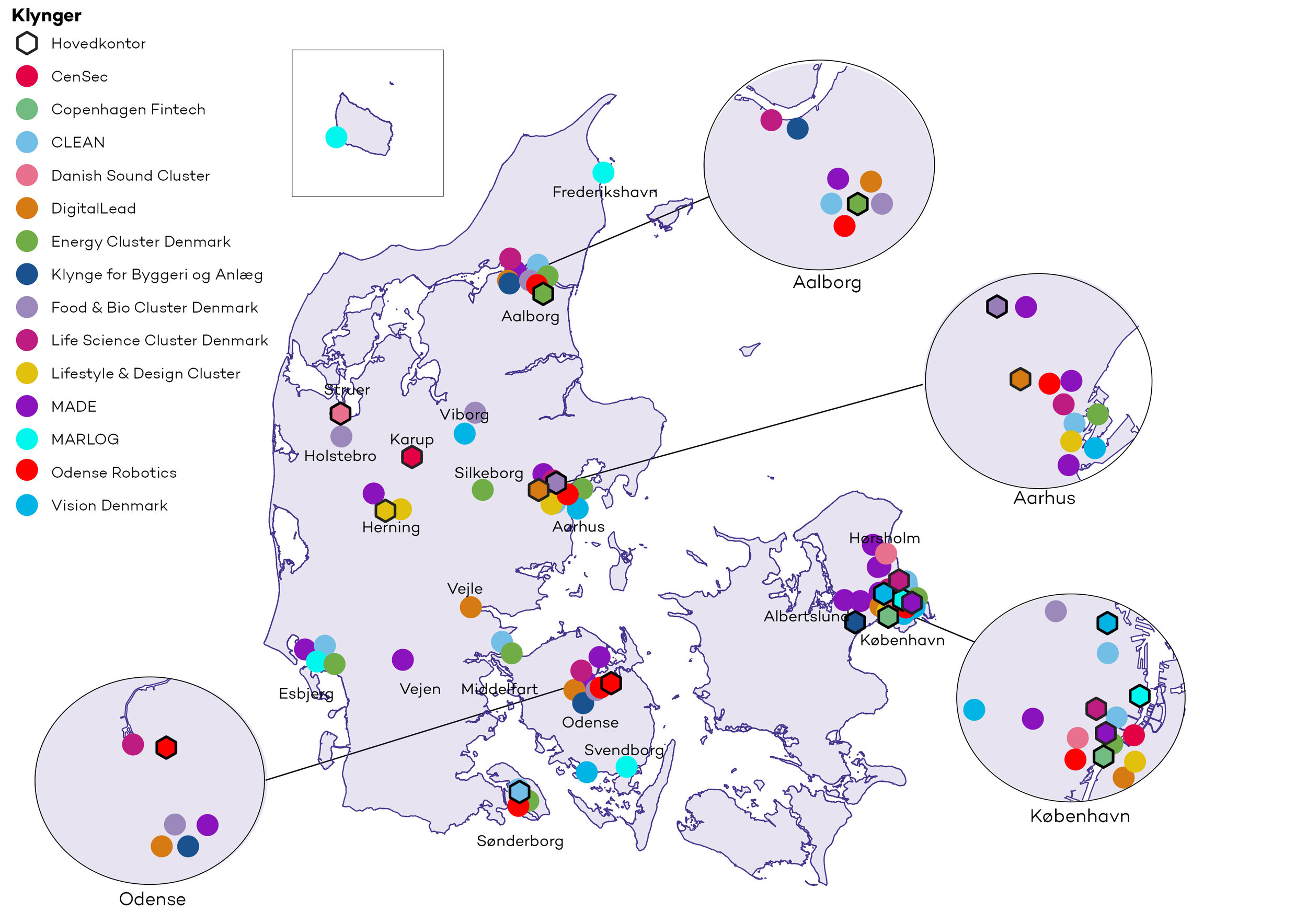 Meet Denmark's 14 new business clusters -