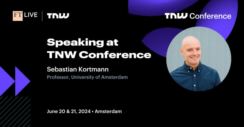Infographic about Sebastian Kortmann TNW 2024 Conference in Amsterdam